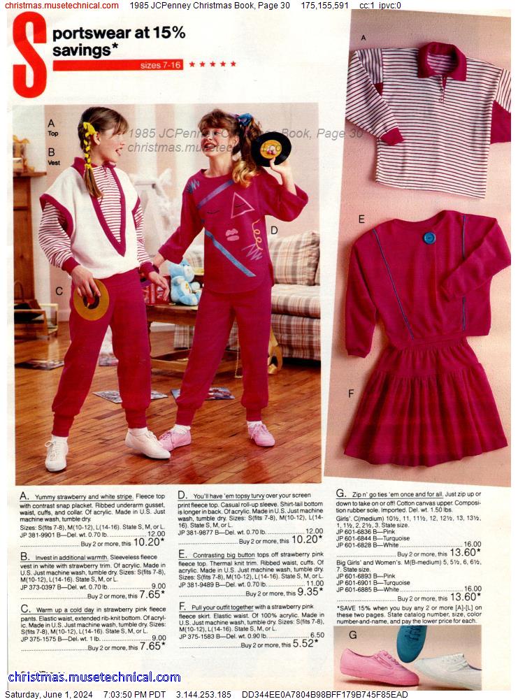 1985 JCPenney Christmas Book, Page 30