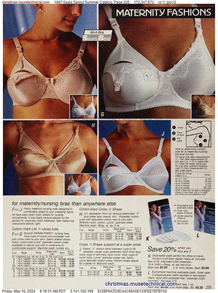 1987 Sears Spring Summer Catalog, Page 205