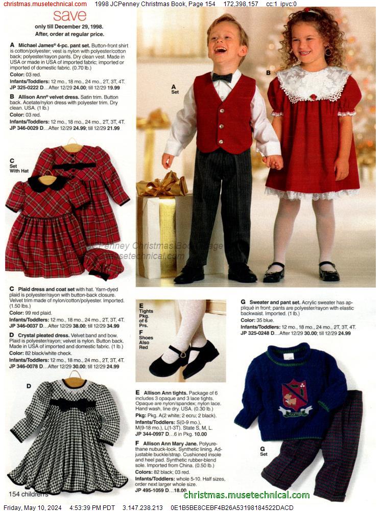 1998 JCPenney Christmas Book, Page 154