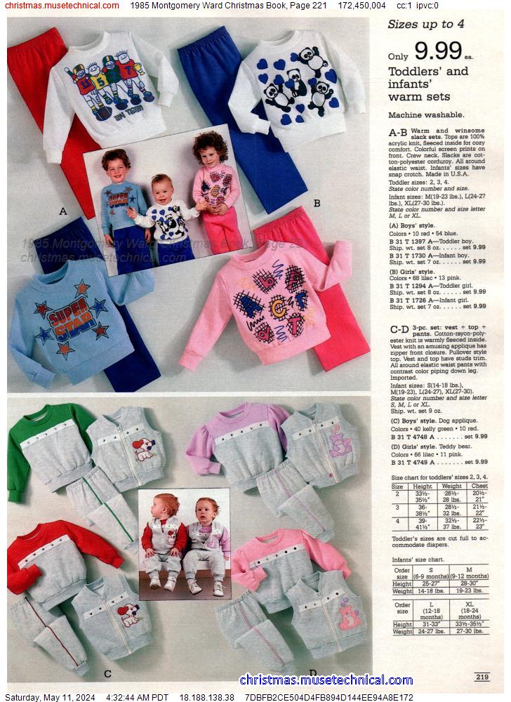 1985 Montgomery Ward Christmas Book, Page 221