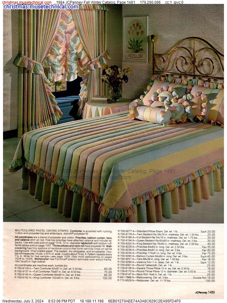 1984 JCPenney Fall Winter Catalog, Page 1481