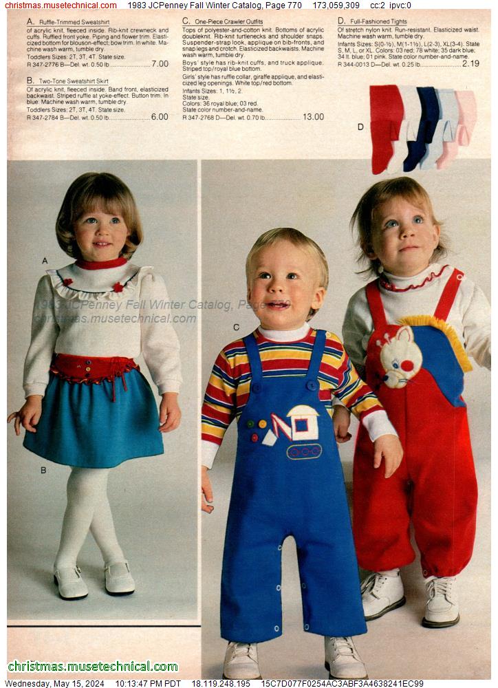 1983 JCPenney Fall Winter Catalog, Page 770