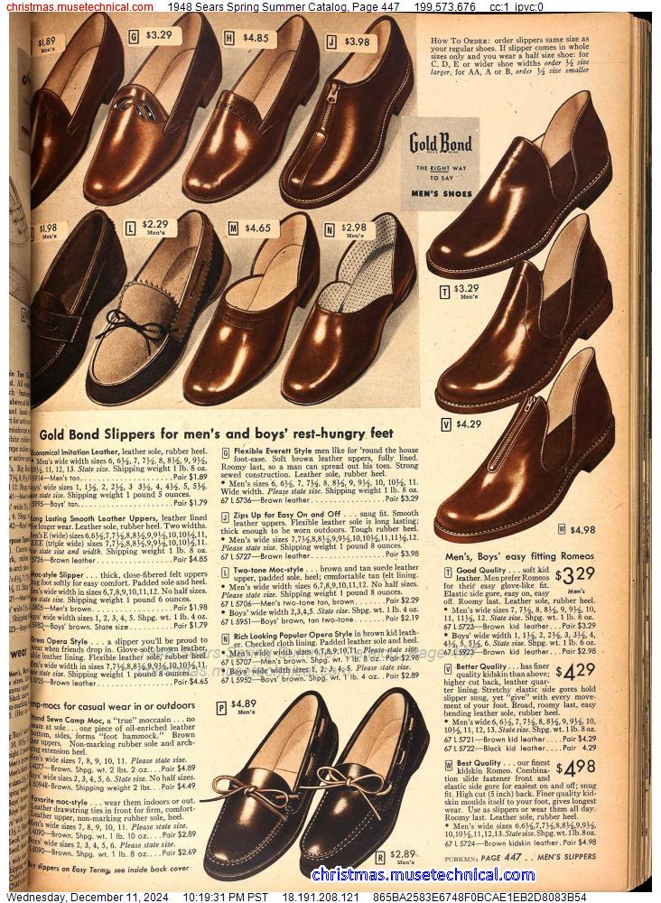 1948 Sears Spring Summer Catalog, Page 447