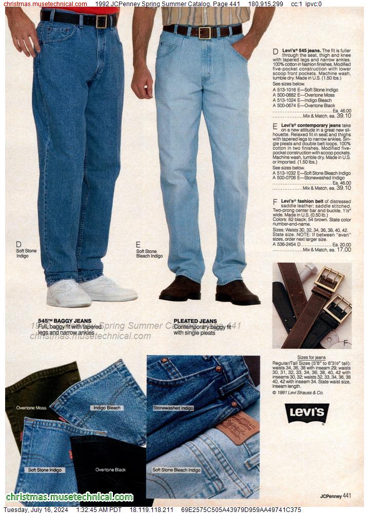 1992 JCPenney Spring Summer Catalog, Page 441