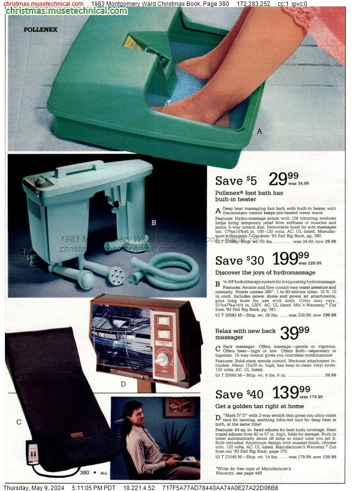 1983 Montgomery Ward Christmas Book, Page 380