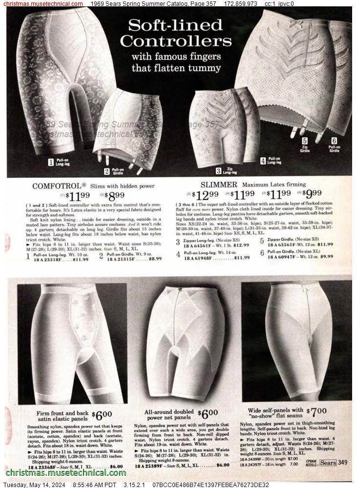 1969 Sears Spring Summer Catalog, Page 357