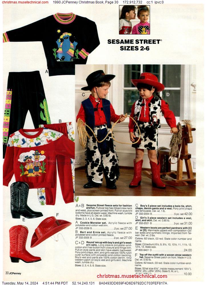 1990 JCPenney Christmas Book, Page 30