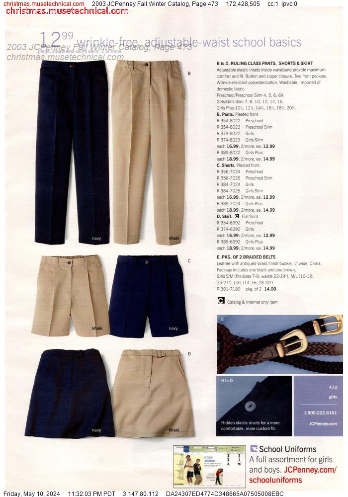 2003 JCPenney Fall Winter Catalog, Page 473