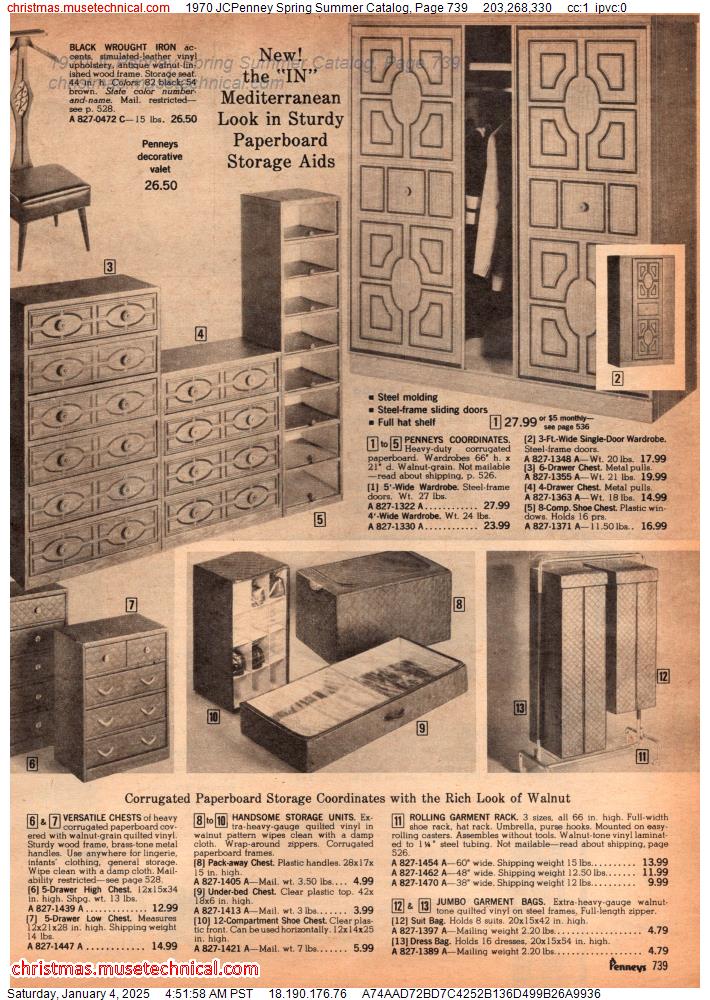 1970 JCPenney Spring Summer Catalog, Page 739