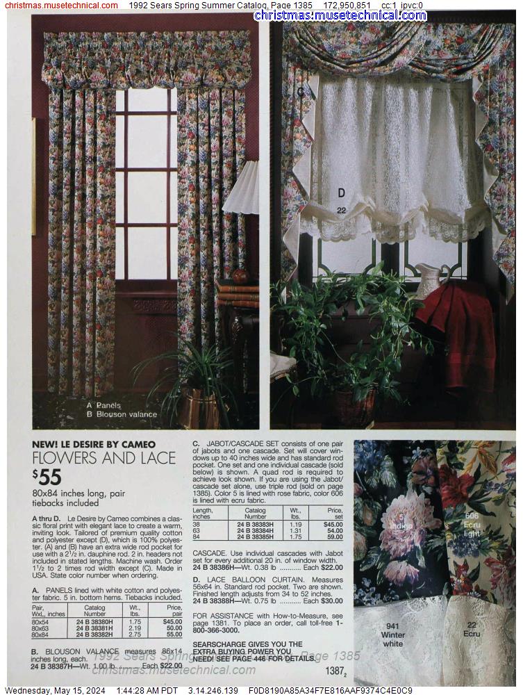 1992 Sears Spring Summer Catalog, Page 1385