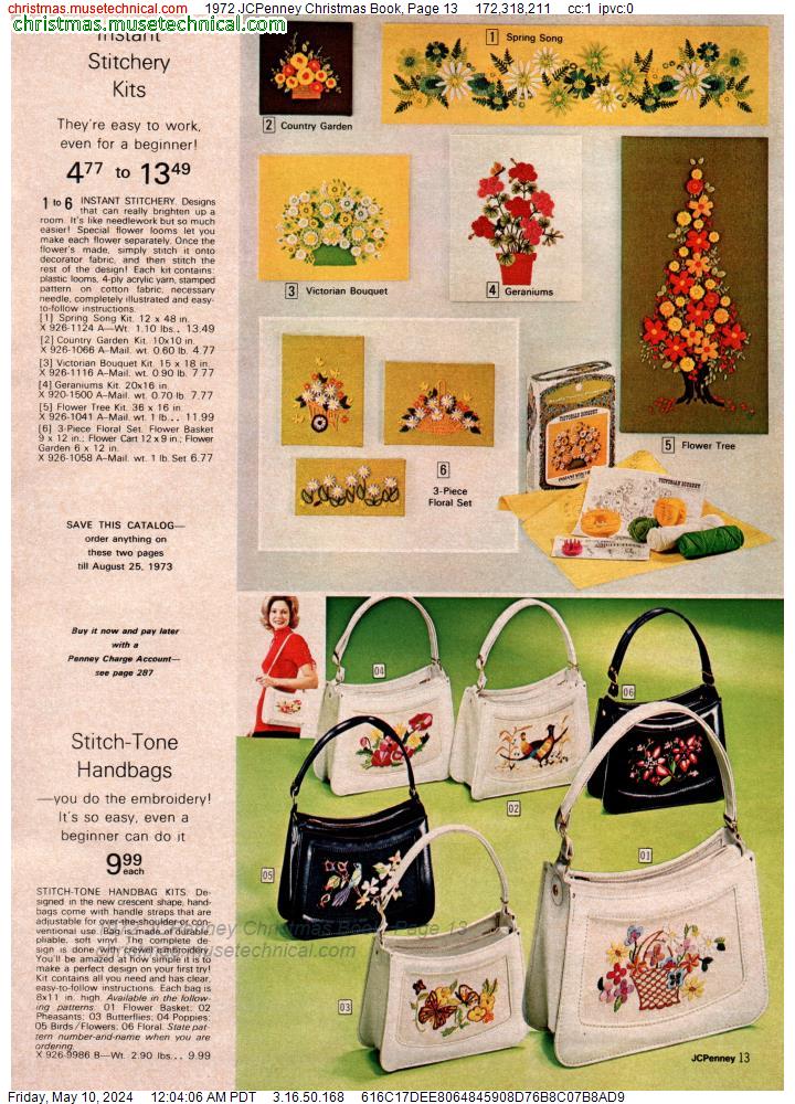 1972 JCPenney Christmas Book, Page 13