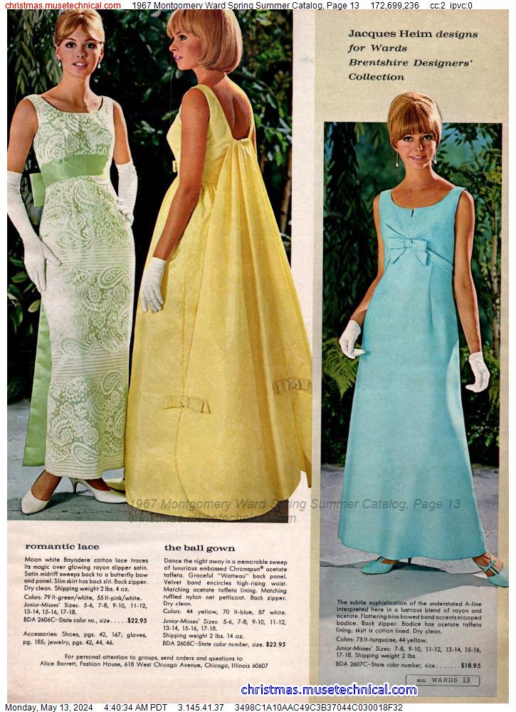 1967 Montgomery Ward Spring Summer Catalog, Page 13