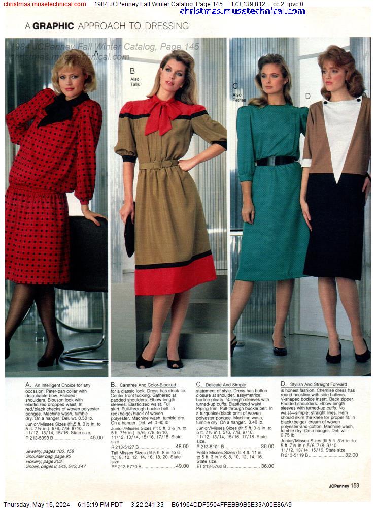 1984 JCPenney Fall Winter Catalog, Page 145