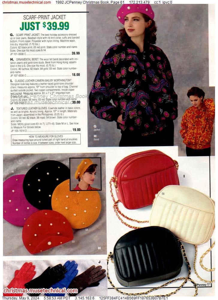 1992 JCPenney Christmas Book, Page 61