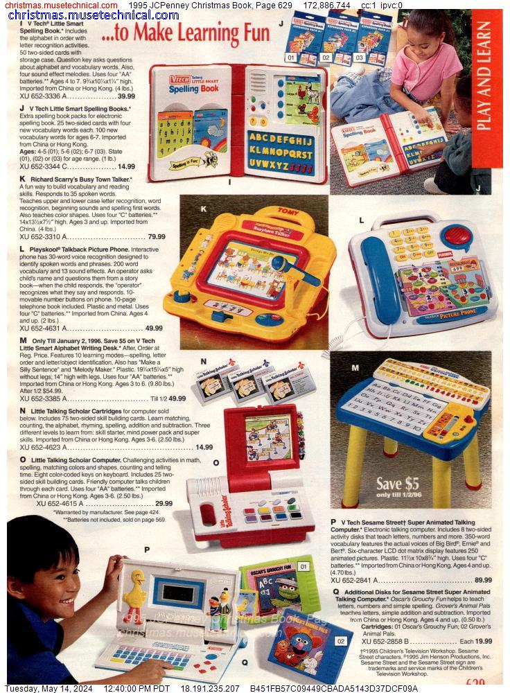 1995 JCPenney Christmas Book, Page 629