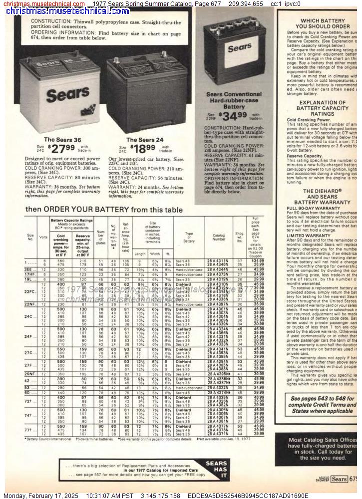 1977 Sears Spring Summer Catalog, Page 677