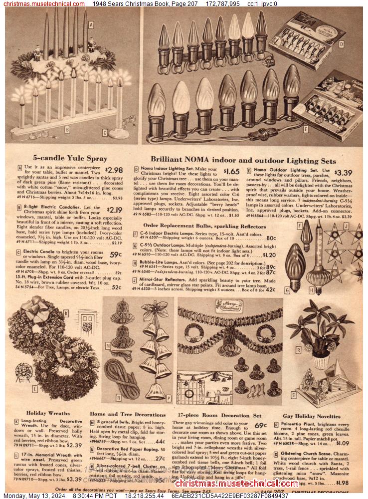 1948 Sears Christmas Book, Page 207