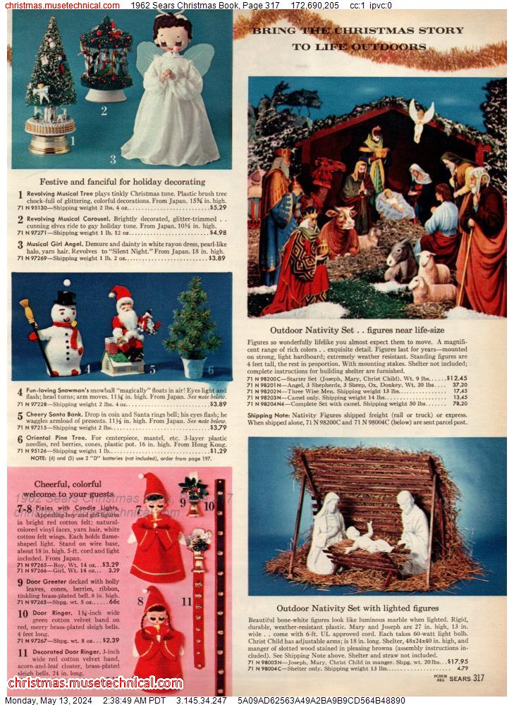 1962 Sears Christmas Book, Page 317