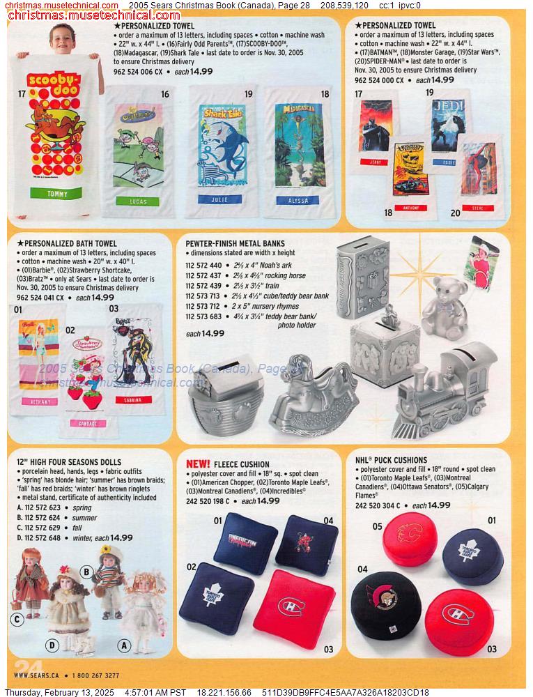 2005 Sears Christmas Book (Canada), Page 28