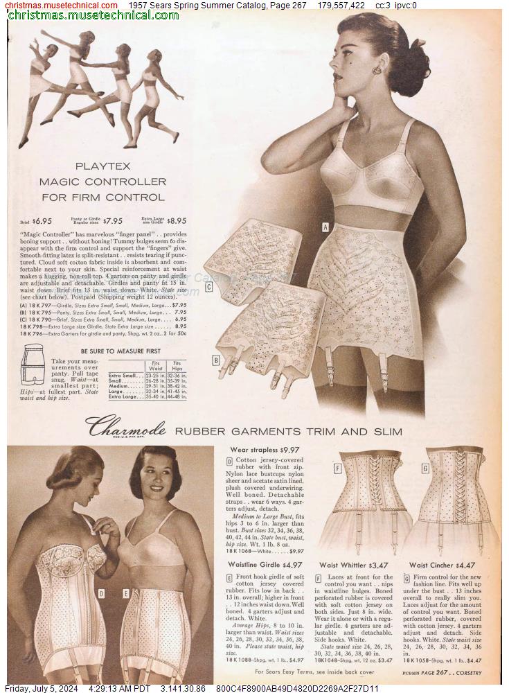 1957 Sears Spring Summer Catalog, Page 267
