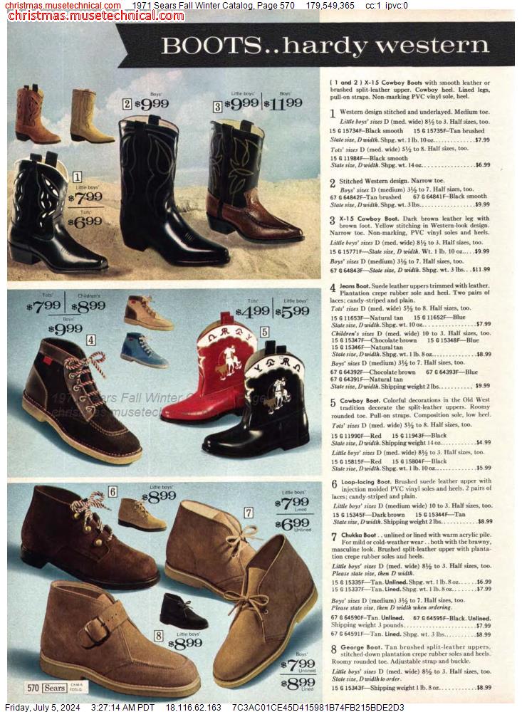 1971 Sears Fall Winter Catalog, Page 570
