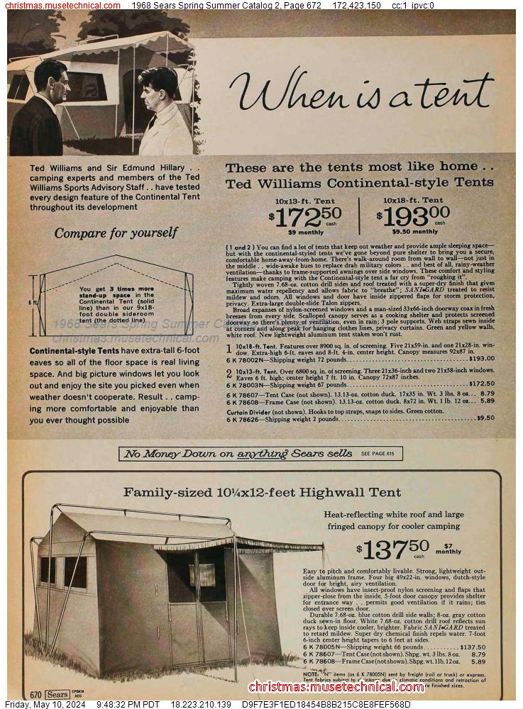 1968 Sears Spring Summer Catalog 2, Page 672
