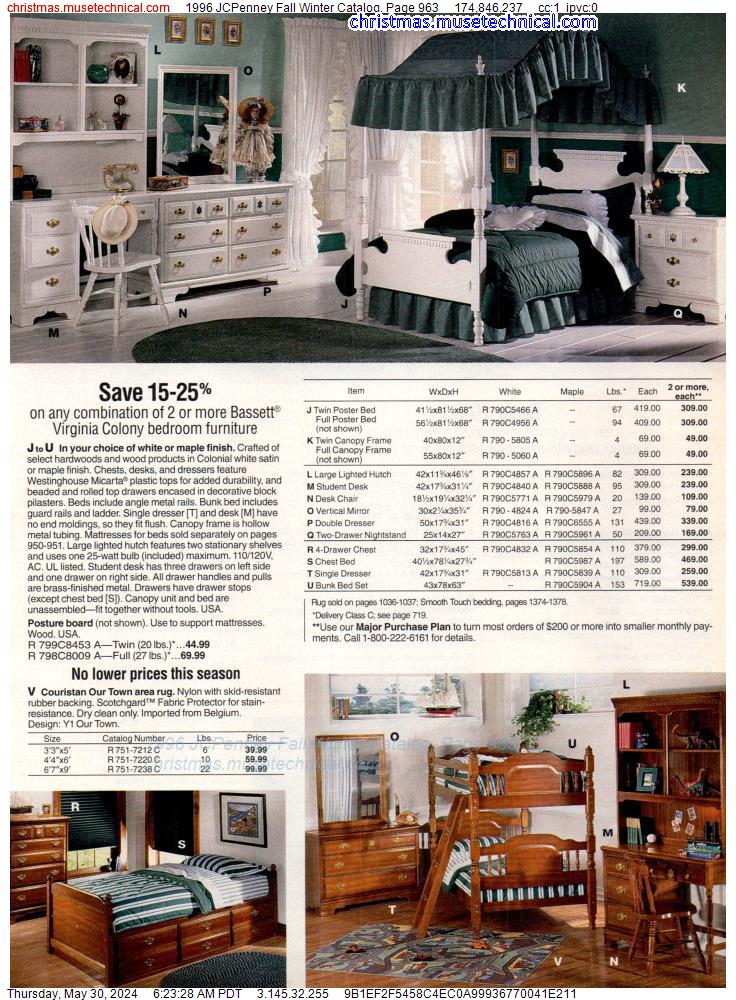 1996 JCPenney Fall Winter Catalog, Page 963