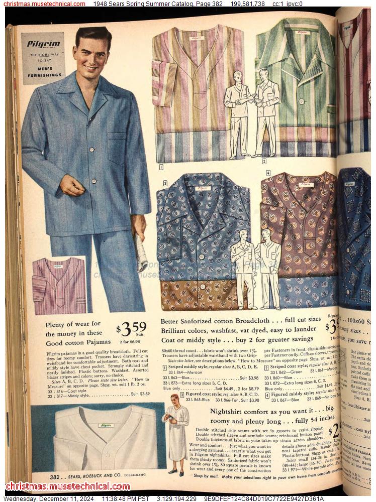 1948 Sears Spring Summer Catalog, Page 382