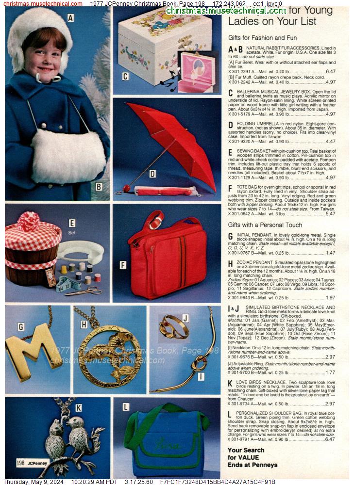 1977 JCPenney Christmas Book, Page 198