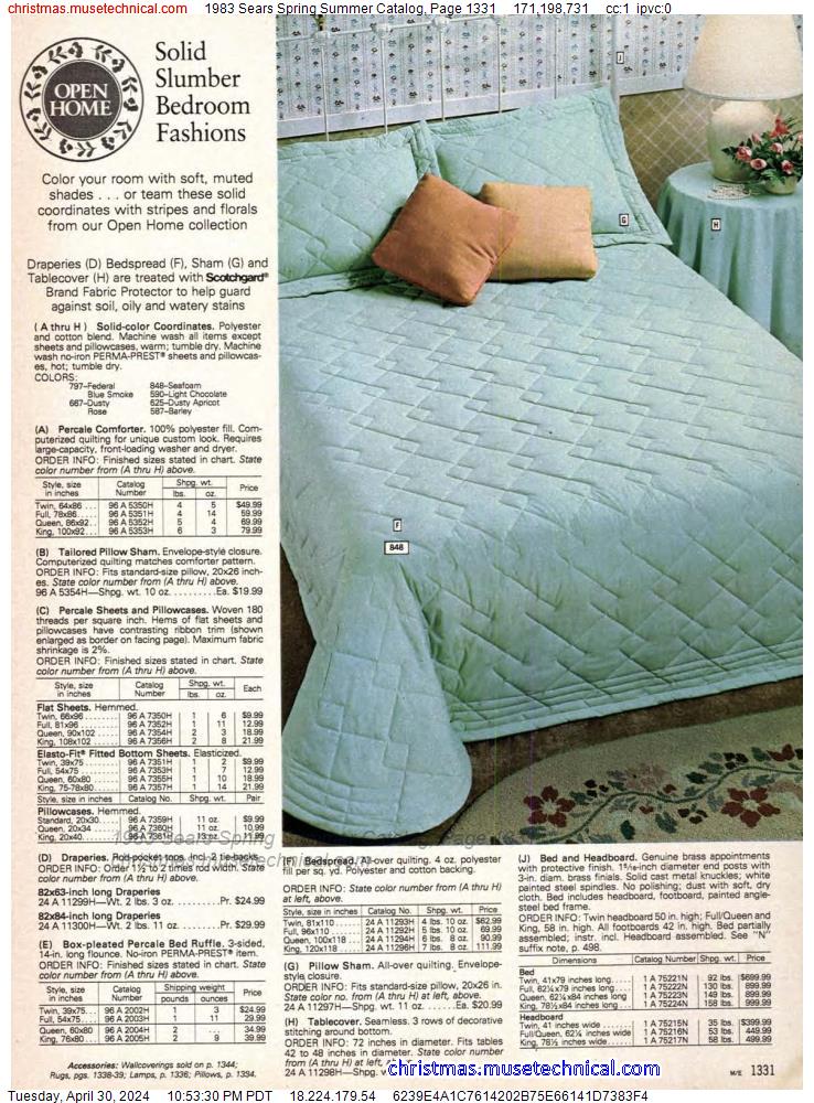 1983 Sears Spring Summer Catalog, Page 1331