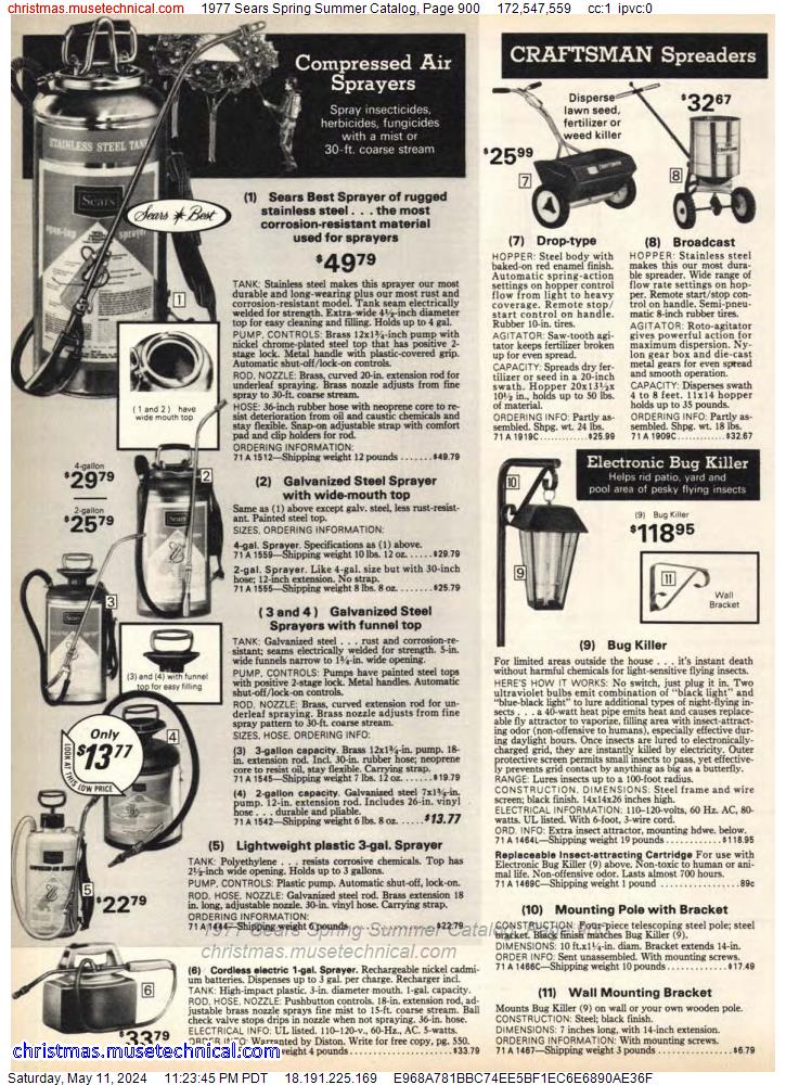 1977 Sears Spring Summer Catalog, Page 900