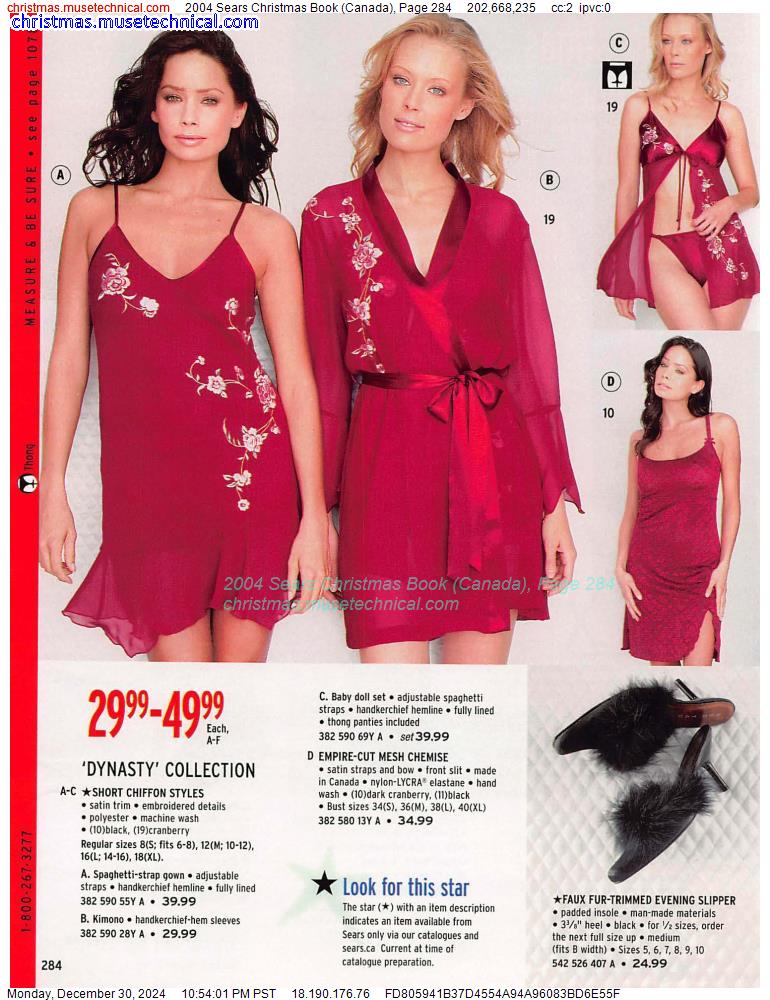 2004 Sears Christmas Book (Canada), Page 284