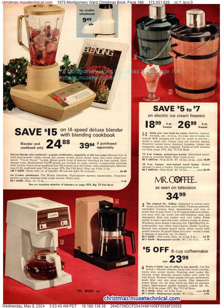 1975 Montgomery Ward Christmas Book, Page 186