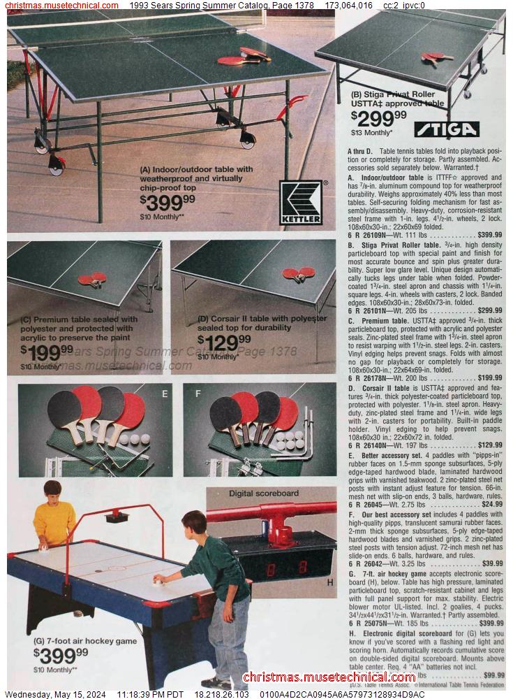 1993 Sears Spring Summer Catalog, Page 1378