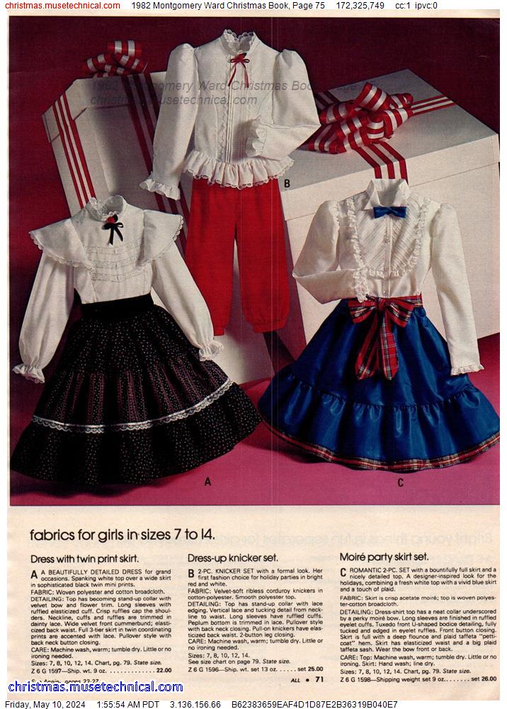 1982 Montgomery Ward Christmas Book, Page 75