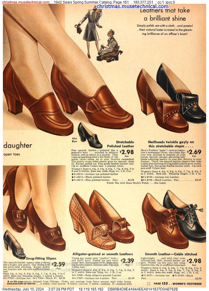 1942 Sears Spring Summer Catalog, Page 161