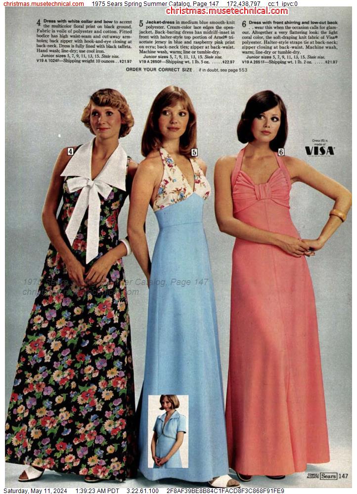1975 Sears Spring Summer Catalog, Page 147