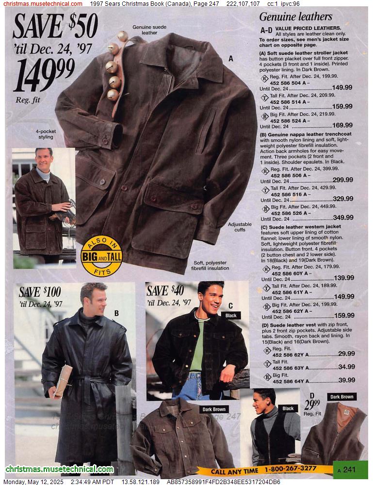 1997 Sears Christmas Book (Canada), Page 247