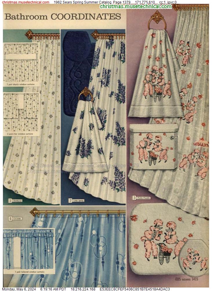 1962 Sears Spring Summer Catalog, Page 1379