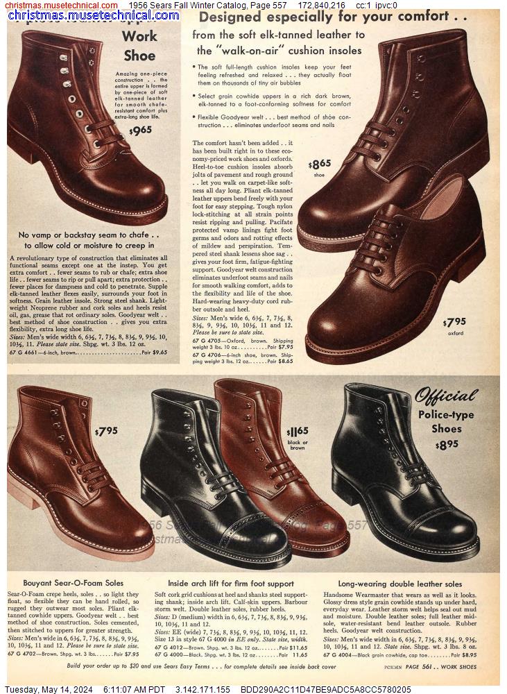 1956 Sears Fall Winter Catalog, Page 557