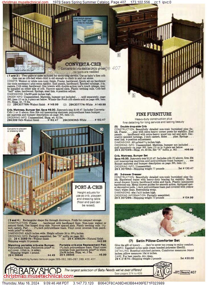 1978 Sears Spring Summer Catalog, Page 407