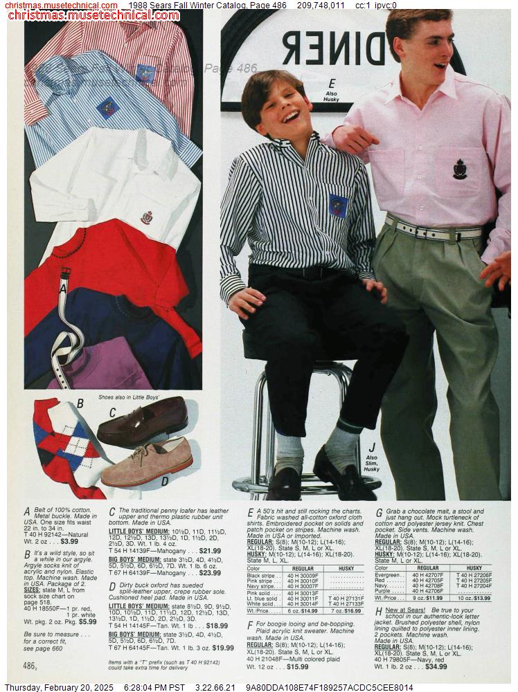 1988 Sears Fall Winter Catalog, Page 486