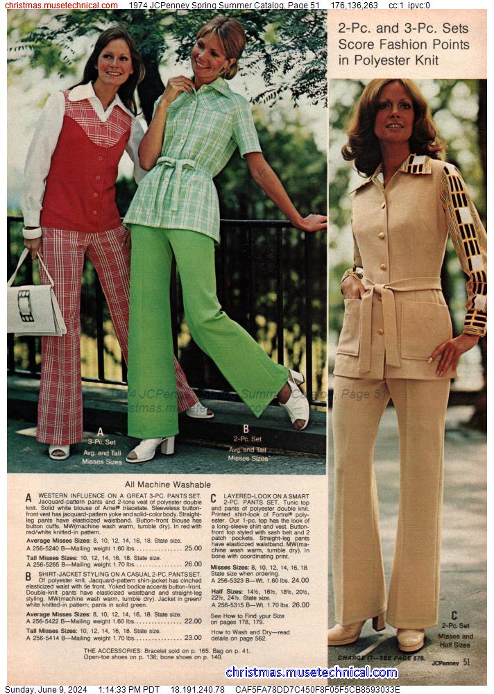 1974 JCPenney Spring Summer Catalog, Page 51