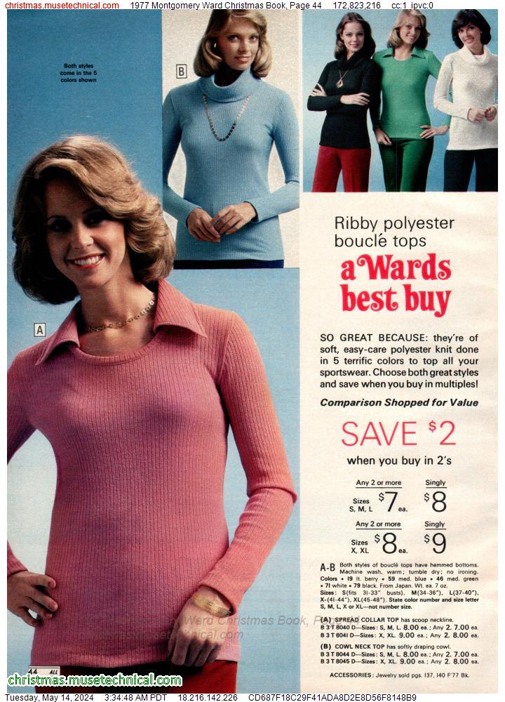 1977 Montgomery Ward Christmas Book, Page 44