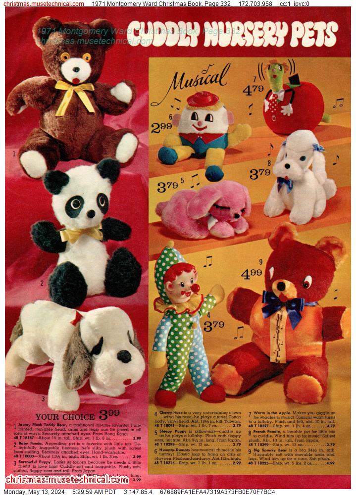 1971 Montgomery Ward Christmas Book, Page 332