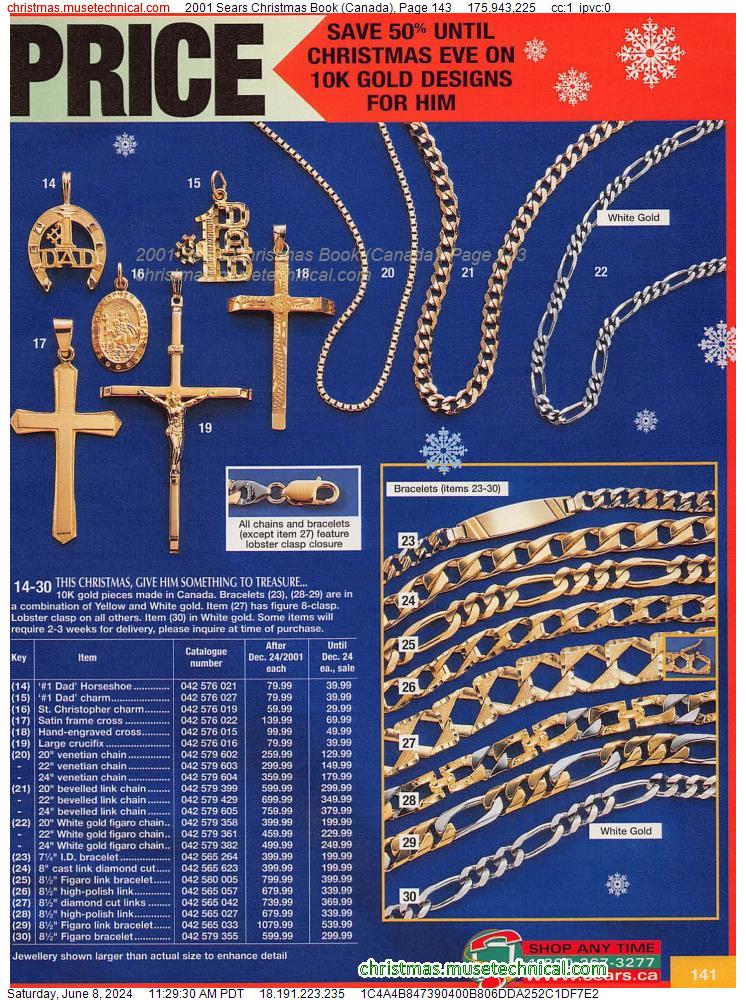 2001 Sears Christmas Book (Canada), Page 143