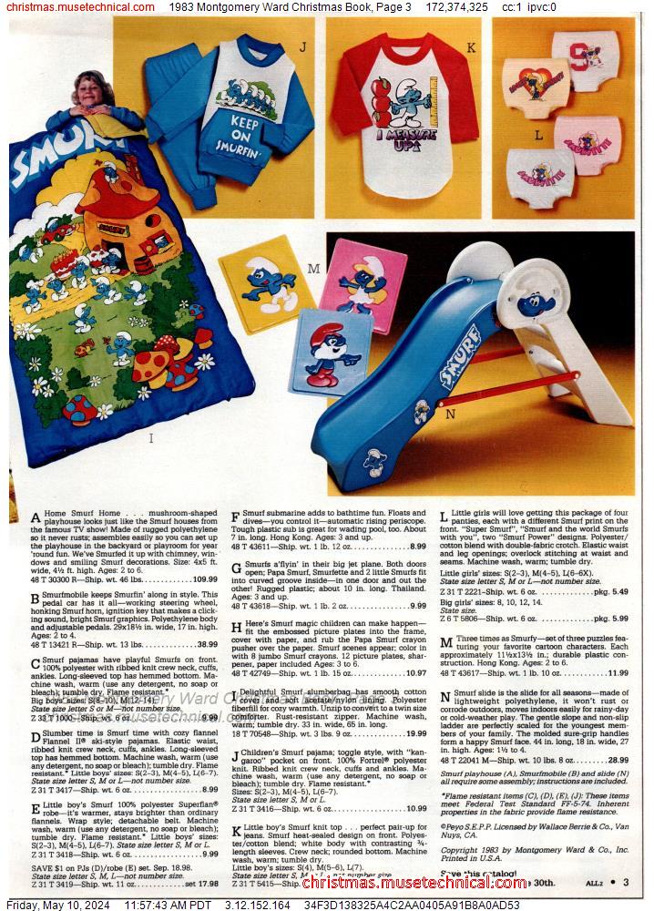 1983 Montgomery Ward Christmas Book, Page 3