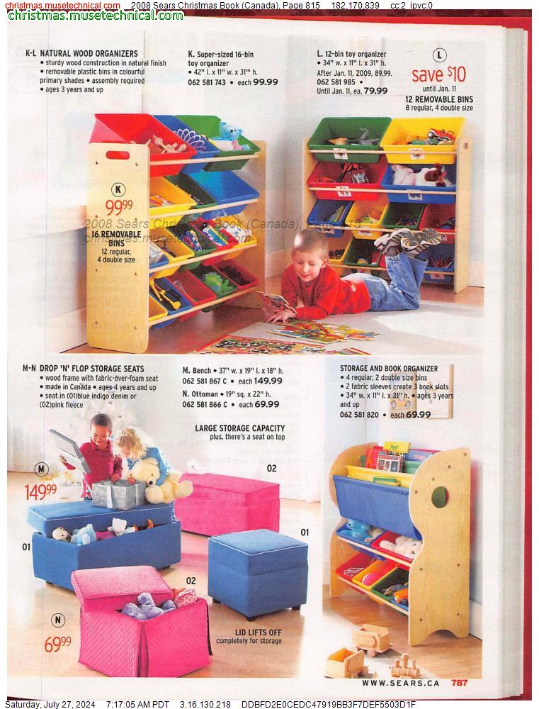 2008 Sears Christmas Book (Canada), Page 815