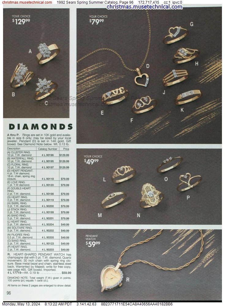 1992 Sears Spring Summer Catalog, Page 96