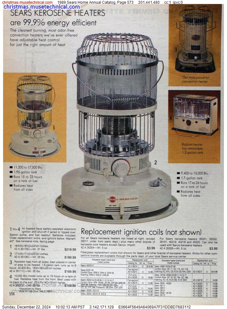 1989 Sears Home Annual Catalog, Page 573